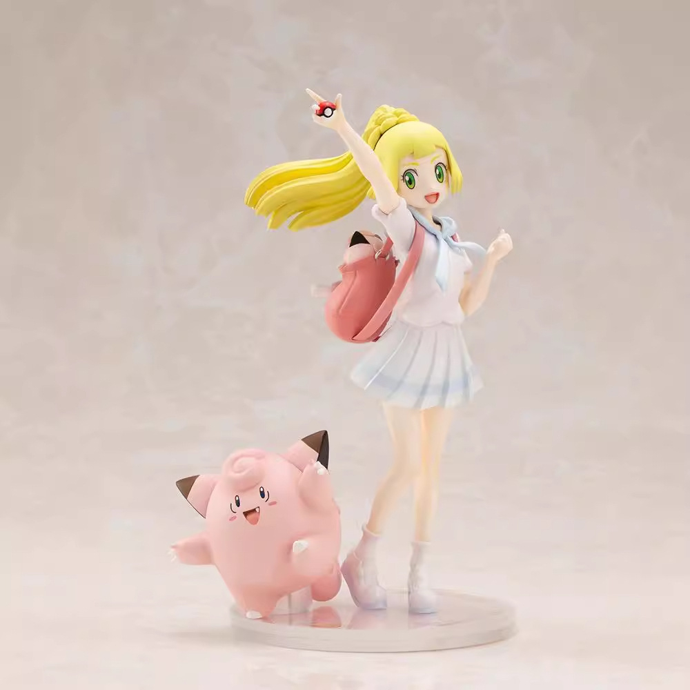 Kotobukiya Artfx - カワイイ-ポケモンとクレフェアリーのアクションフィギュア,PVCの1/8完全なフィギュア,ゲームの彫像,収集可能なモデル,子供のおもちゃ,人形の贈り物,20cm