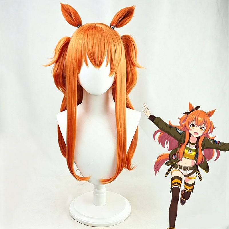 Heat Gun Cosplay - ウマ娘 プリティーダービー マヤノ・トップガン コスプレウィッグ アニメゲーム ロールプレイ