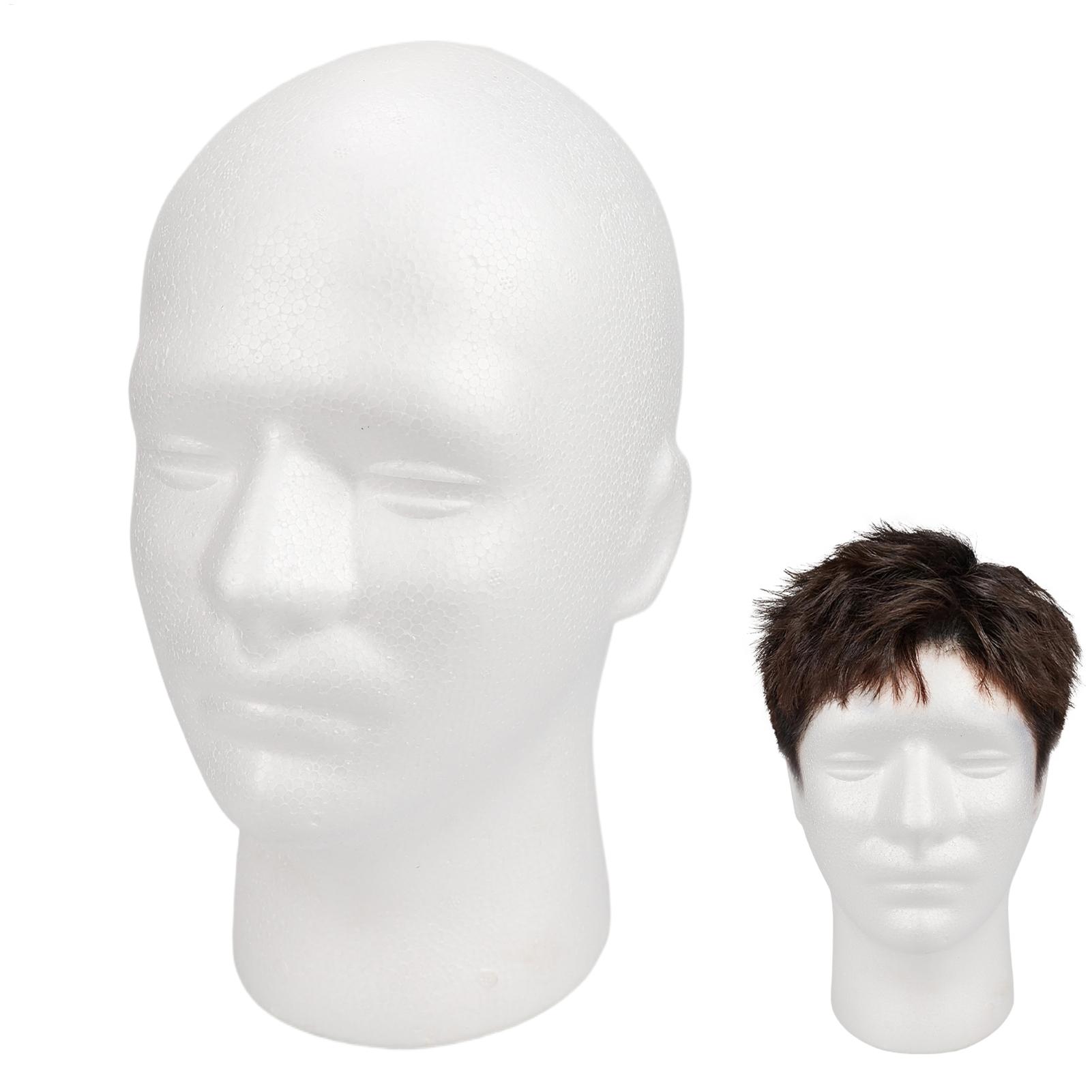 Cosplay Prop Foam - マネキンヘッド メンズ帽子 ショーモデル ブラケットスタンド フォーム 実用的なキャップ