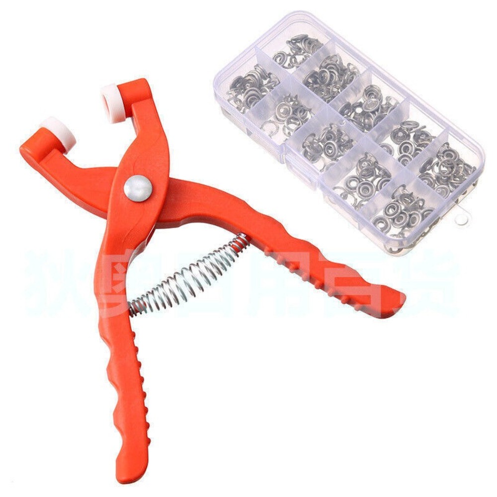 Snap Fastener Set - 圧着ペンチアイスナッパーかぎ針編みツールインストールツールハンドツール圧力プライヤーボタン DIY クラフトスナップファスナー