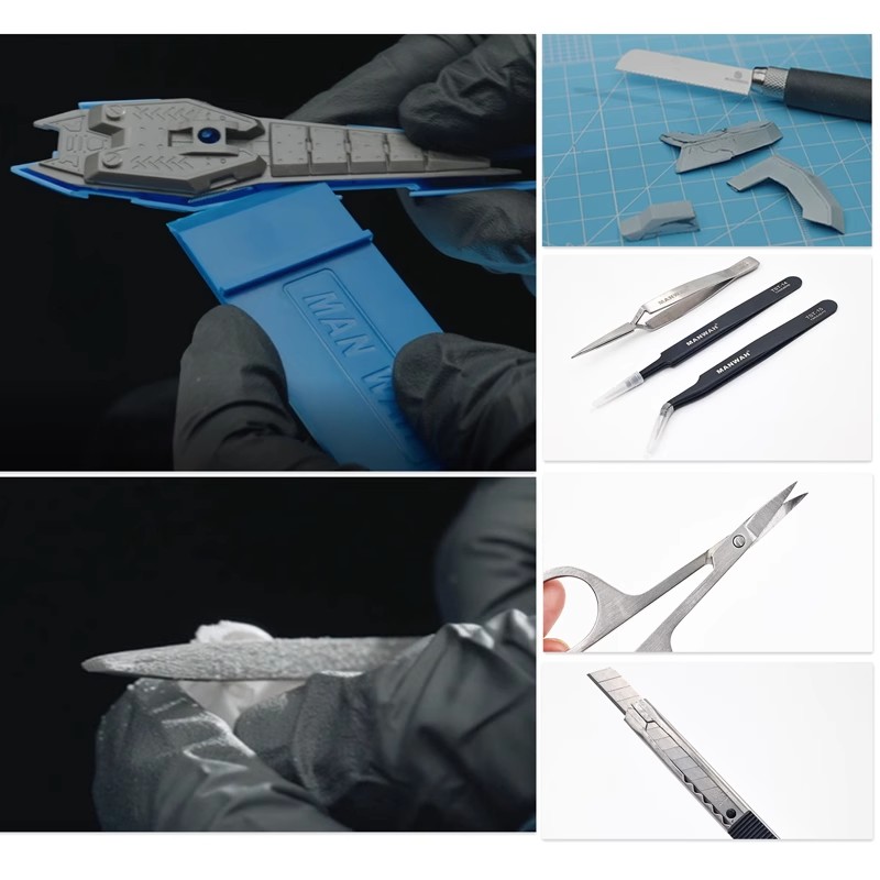 Manwah-モデルアセンブリツールセット、ペン、ナイフ、ペ - Craft Knife Set のレビューと価格
