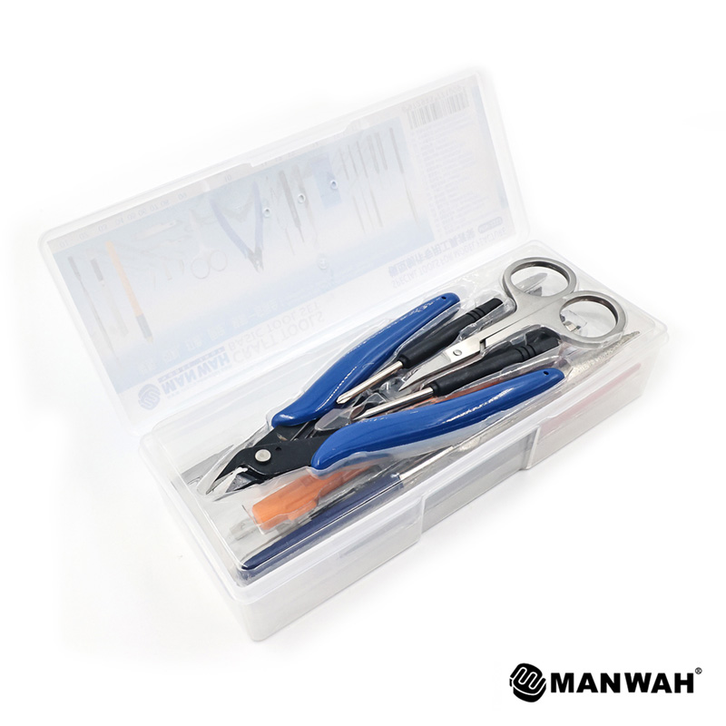 Manwah-モデルアセンブリツールセット、ペン、ナイフ、ペ - Craft Knife Set のレビューと価格