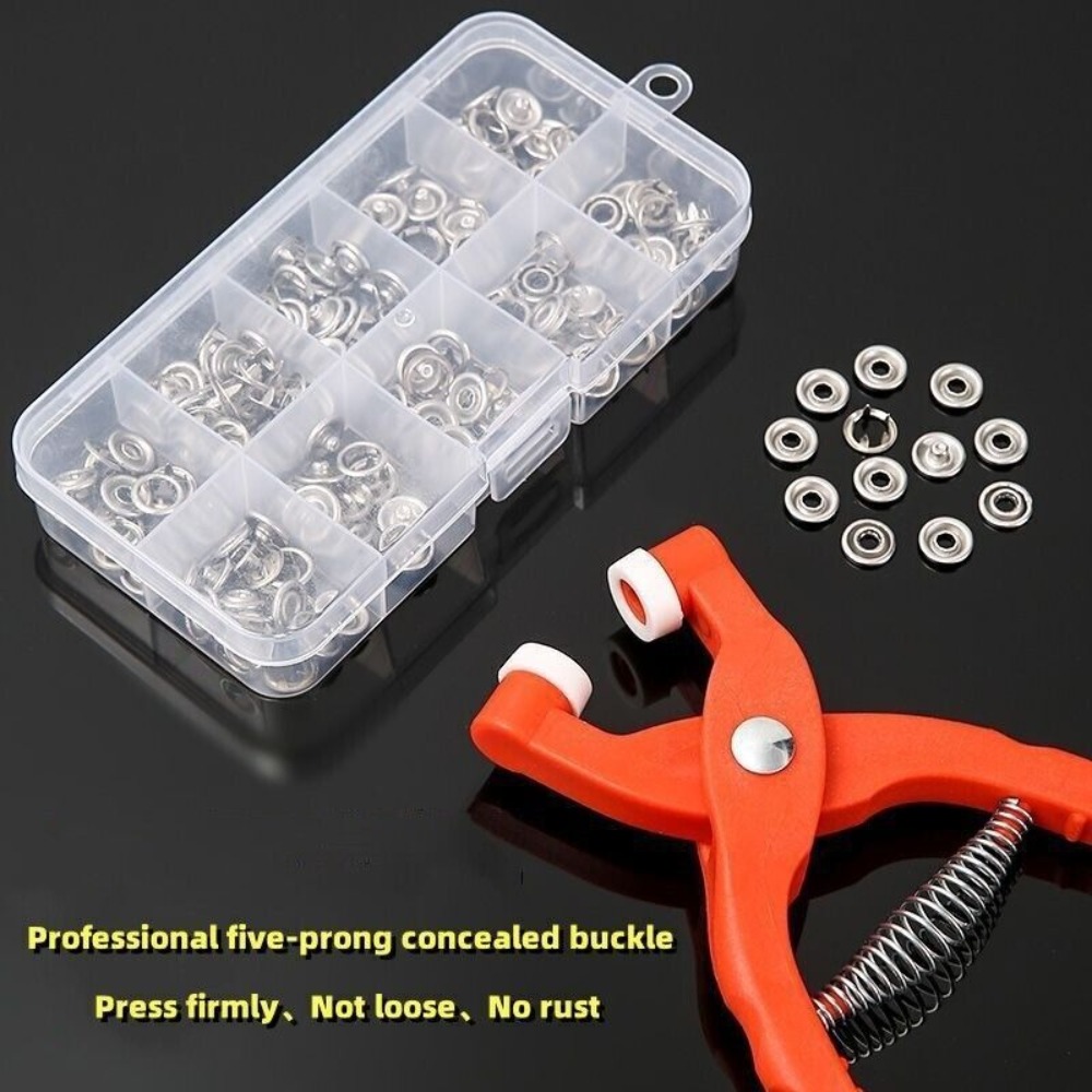 圧着ペンチアイスナッパーかぎ針編みツールインストールツールハ - Snap Fastener Set のレビューと価格