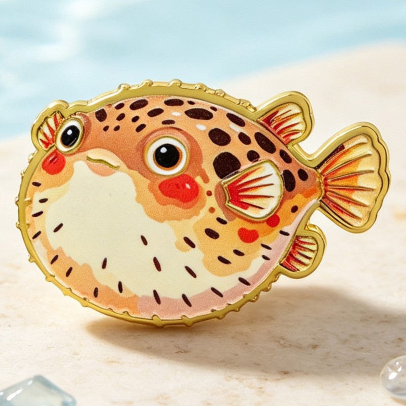 鮮やかな海の生き物エナメルピン、キュートな海の生き物ブローチ - Cosplay Prop Bag のレビューと価格