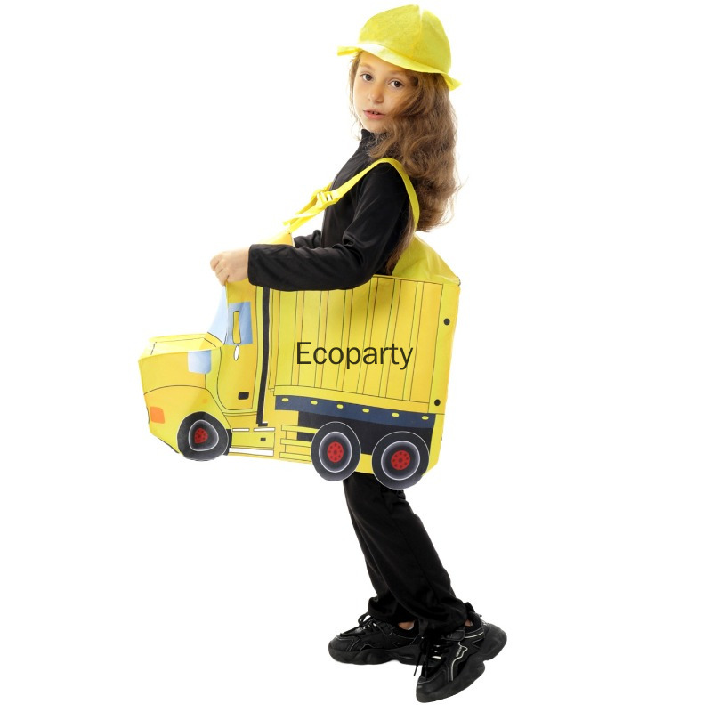 子供用面白い消防車救急車コスチューム男の子女の子消防士トラッ - Cosplay Fire Prop のレビューと価格