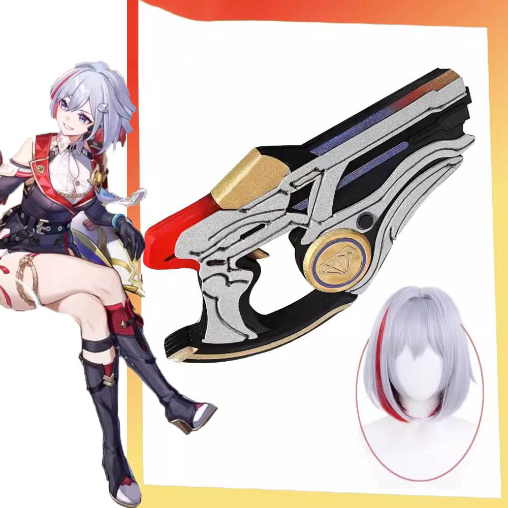 映画のキャラクターのコスプレアクセサリー,抗熱ウィッグ,ヘア - Heat Gun Cosplay のレビューと価格