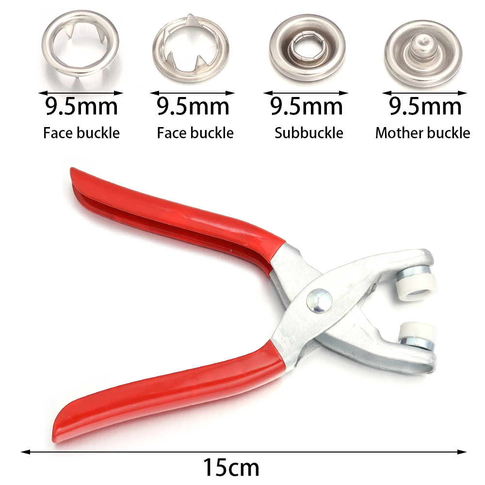 50セット 7.5/9.5/11mm ステンレス製スナップボ - Snap Fastener Set のレビューと価格