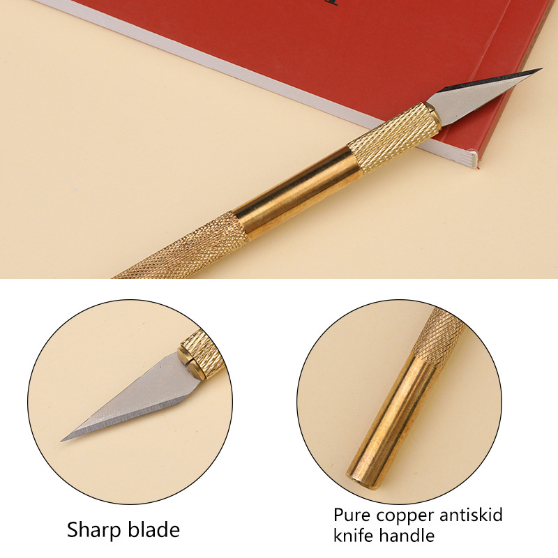 1 セット彫刻金属メスナイフツールキット木材紙カッタークラフ - Craft Knife Set のレビューと価格