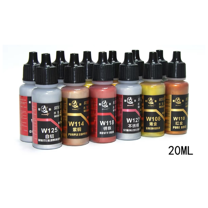 SUNIN 7 W101-124 20ml 環境に優しい水性 - Metallic Spray Paint のレビューと価格
