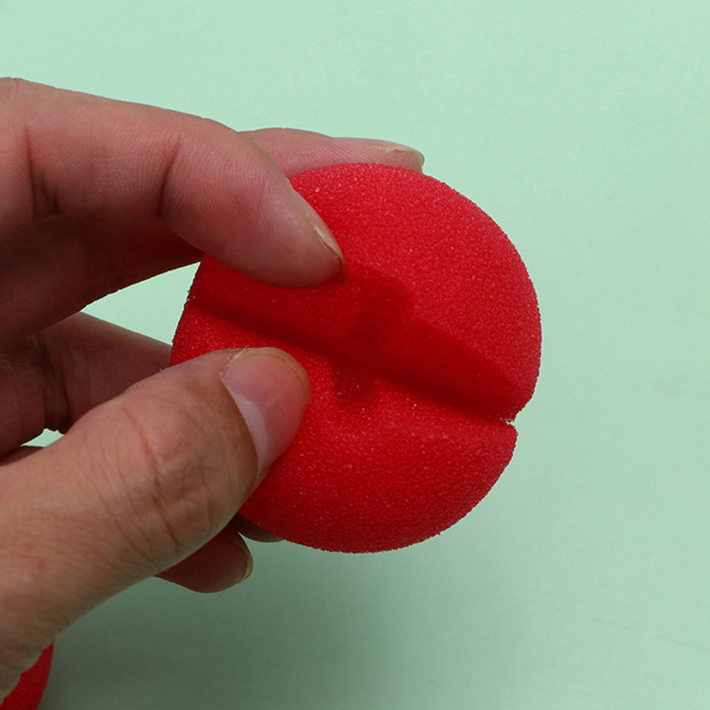 30個入り 赤いフォーム製の道化師の鼻 5cm カスタムコス - Cosplay Prop Foam のレビューと価格