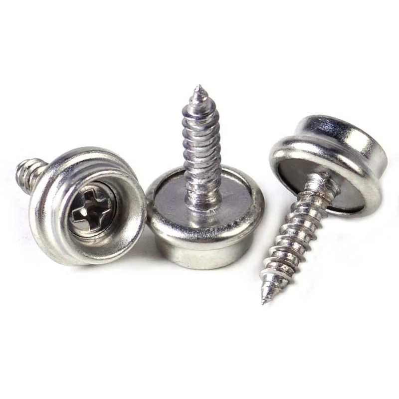 ステンレス鋼のフォトクリップ,10個セット,マリンヨット,キ - Snap Fastener Set のレビューと価格