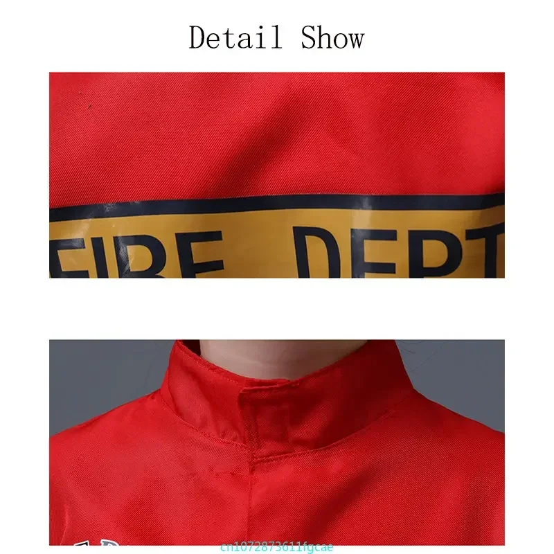 新しい消防士制服サム消防士コスプレ衣装子供作業服スーツ小道具 - Cosplay Prop Works のレビューと価格