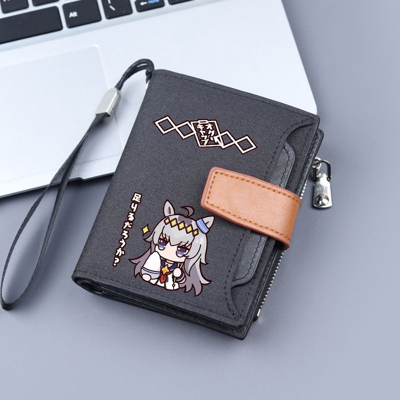 ゲームオグリキャップコスプレ漫画財布学生証ホルダーかわいい和 - Cosplay Prop Bag のレビューと価格