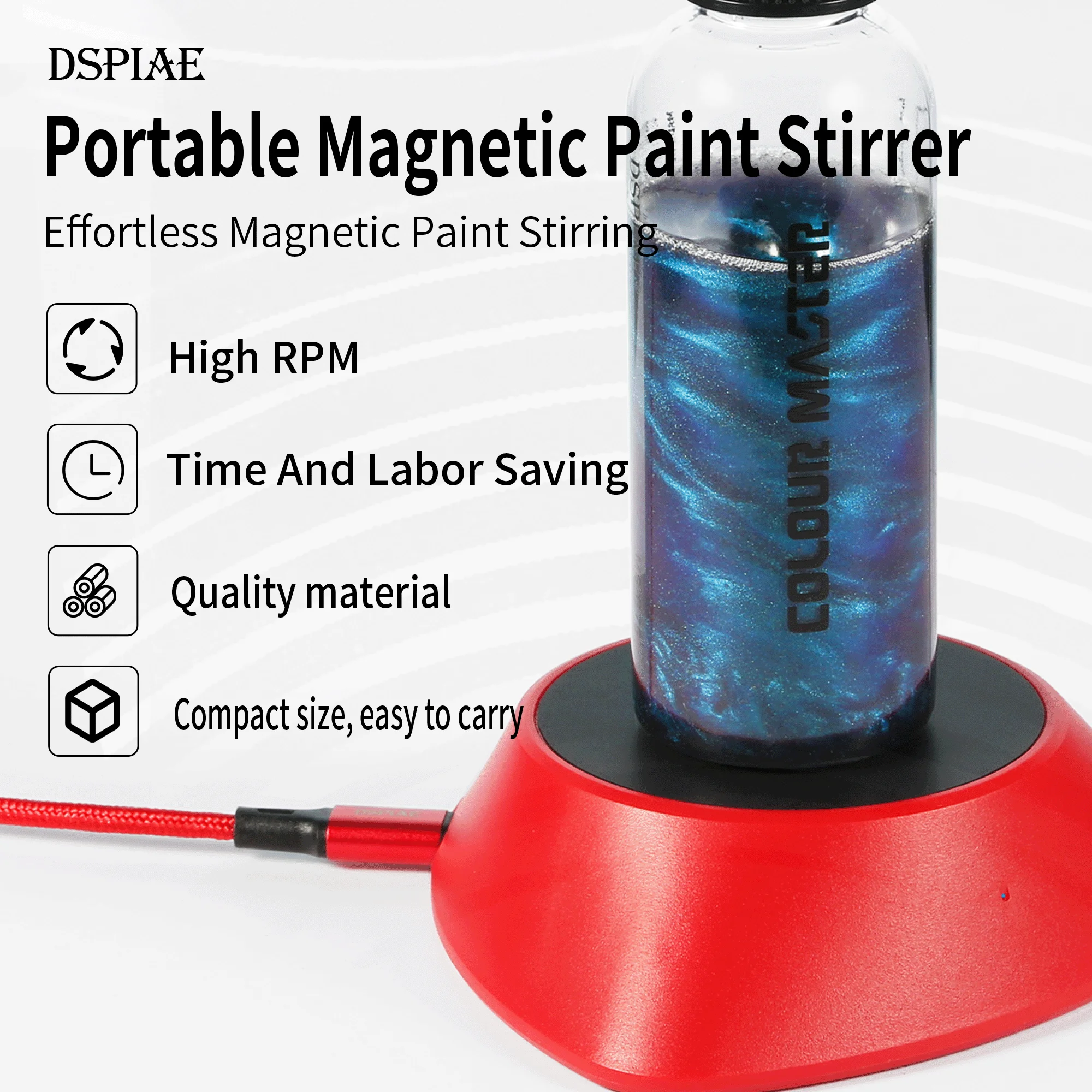 DSPIAE MS-01 LE 磁気ペイントシェーカー混合ツ - Metallic Spray Paint のレビューと価格