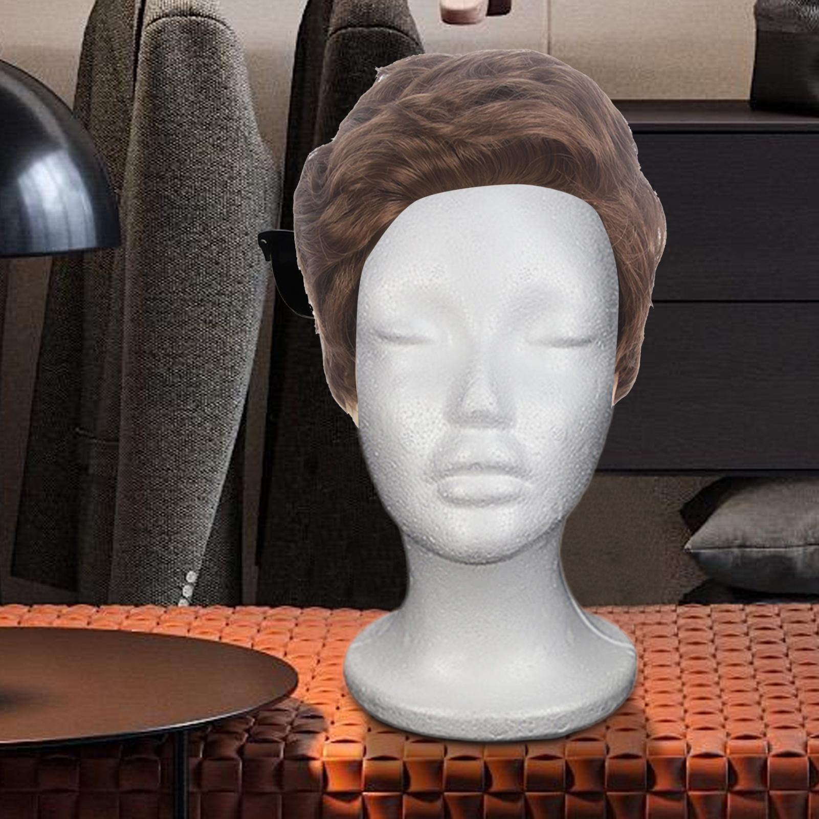 フォームウィッグヘッドモデルマネキンダミーウィッグメガネ帽子 - Cosplay Prop Foam のレビューと価格