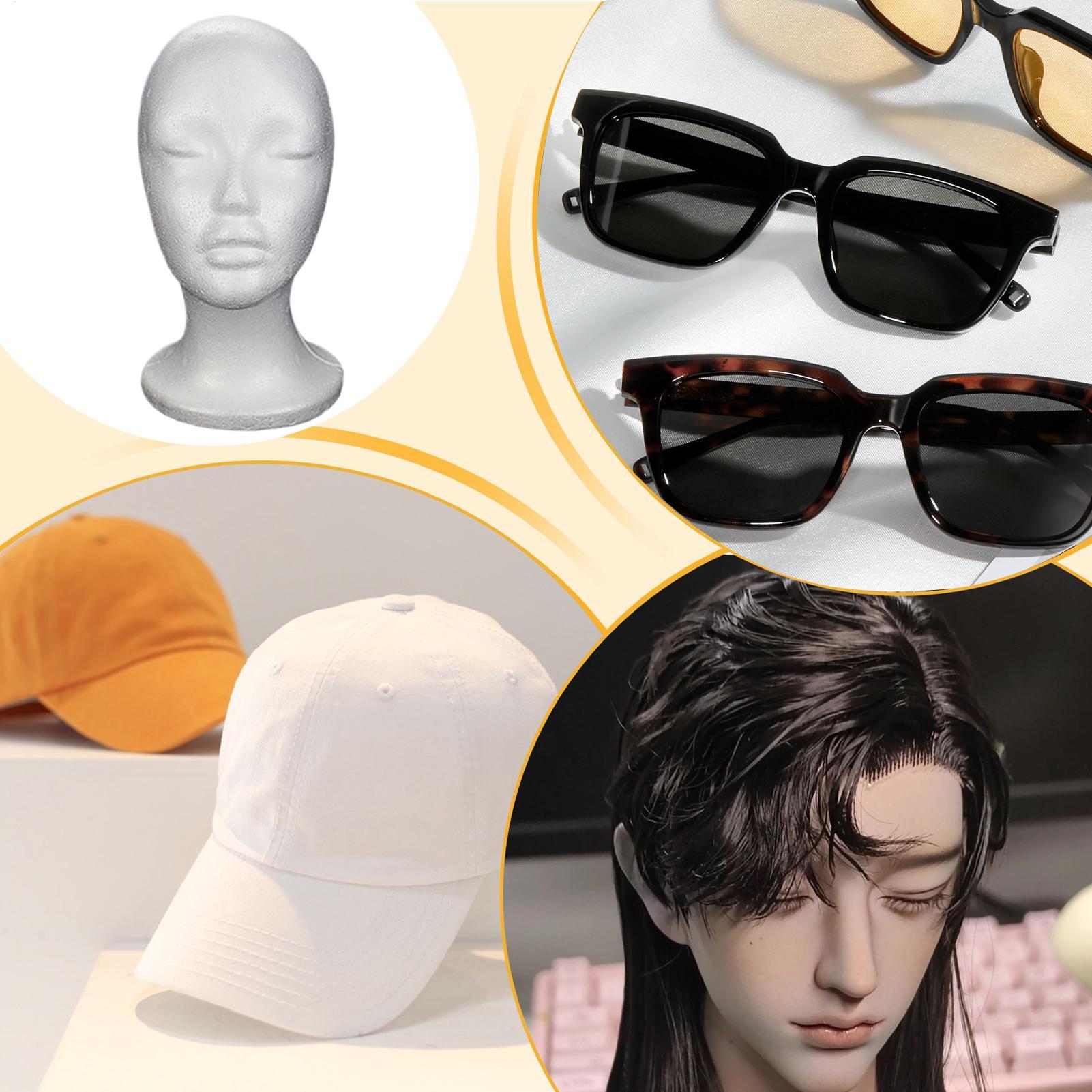 フォームウィッグヘッドモデルマネキンダミーウィッグメガネ帽子 - Cosplay Prop Foam のレビューと価格